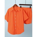 Women's Tracksuit Shirt Shorts Two Piece Set Oversized Short Sleeve Top And Mini Shorts Outfit Female 2022 Summer Lady New Suits Women's Tracksuit Shirt Shorts Two Piece Set Oversized Short Sleeve Top And Mini Shorts Outfit Female 2022 Summer Lady New Suits